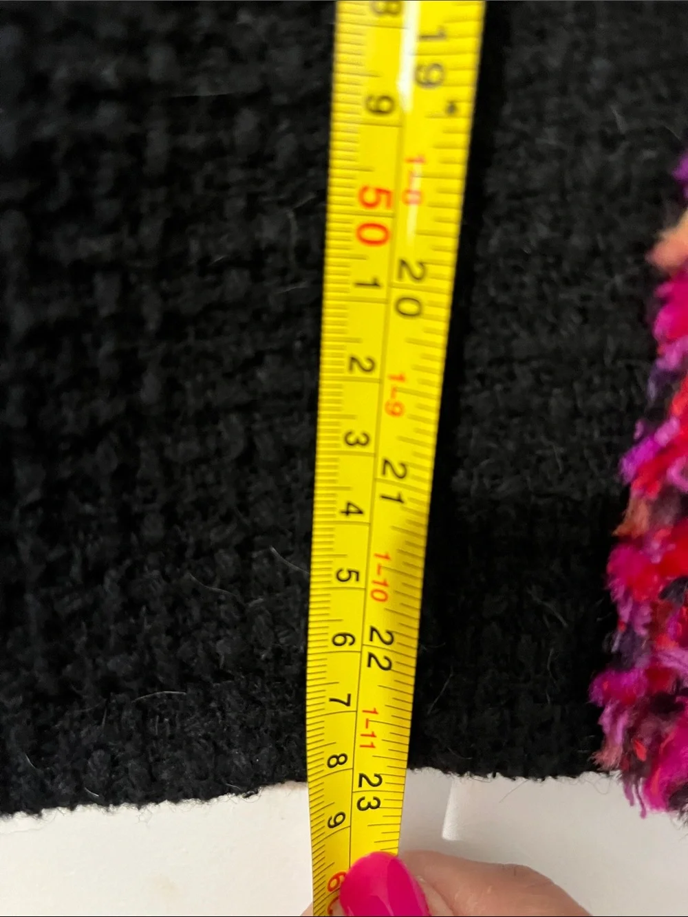 kate spade new york Black Pink Fringe Blazer Jacket Hook & Eye Lined Pockets